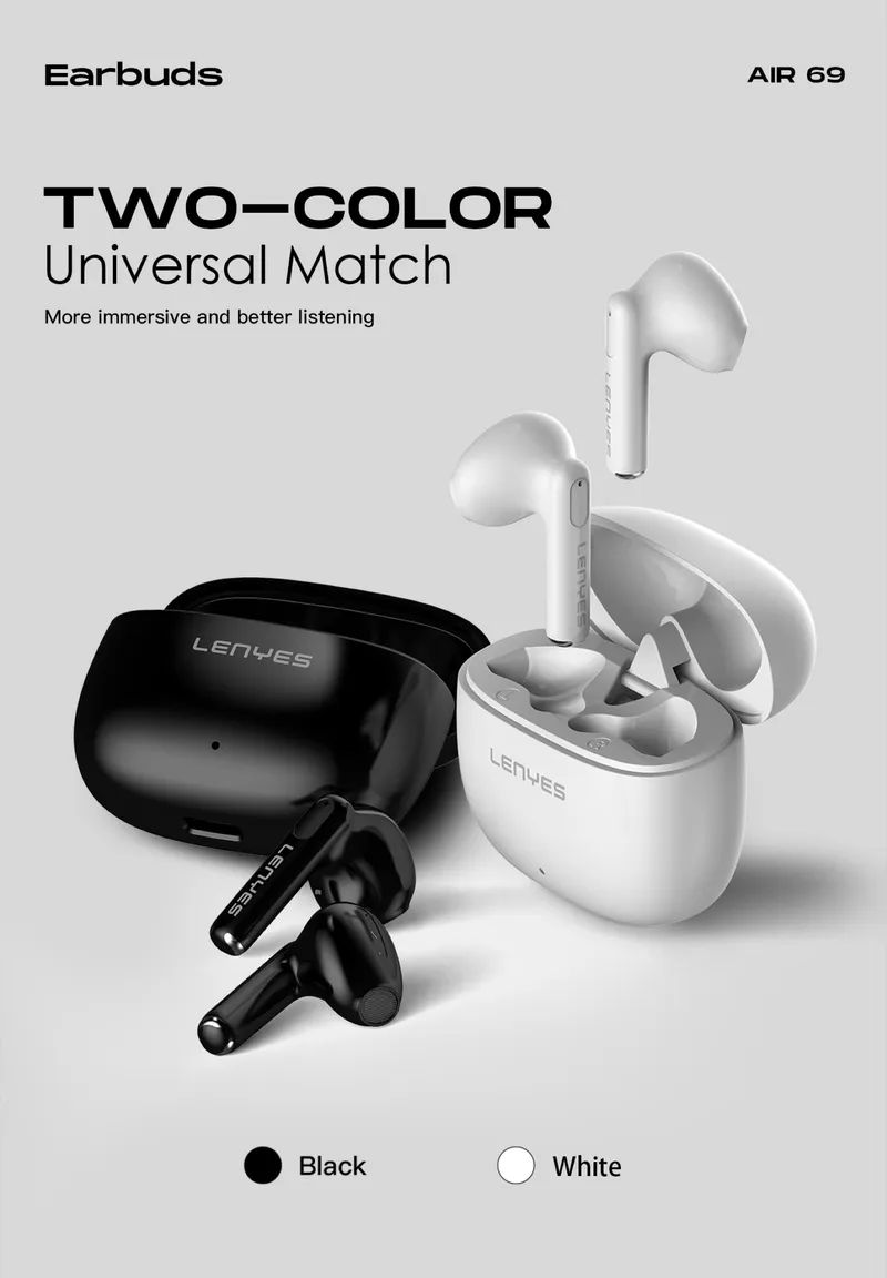 Lenyes Wireless Earbuds AIR 69