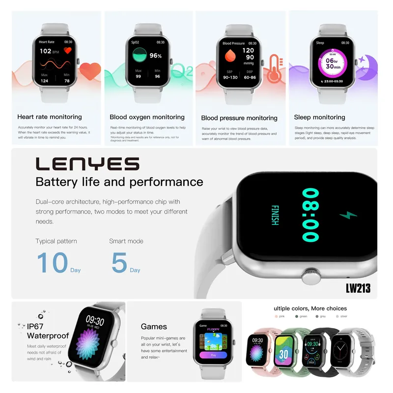 Lenyes Smart Watch LW-213