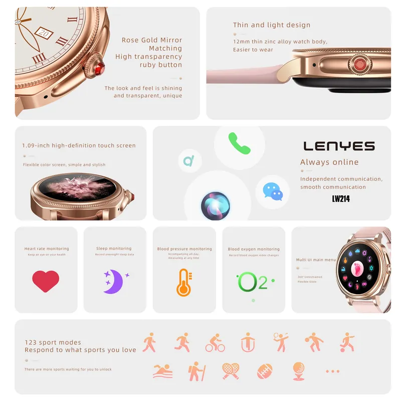 Lenyes Smart Watch LW-214