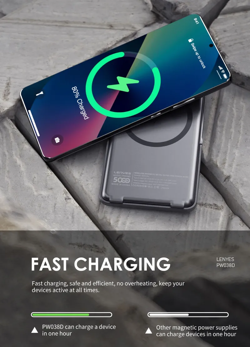 Lenyes 5,000 mAh Power Bank PW038D