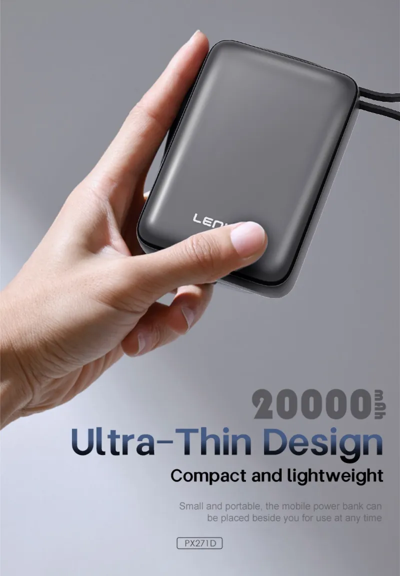 Lenyes 20,000 mAh Power Bank PX271D