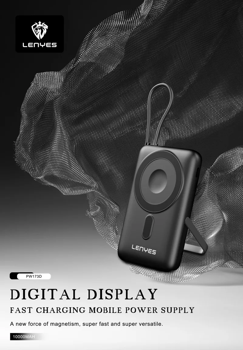 Lenyes 10,000 mAh Power Bank PW173D