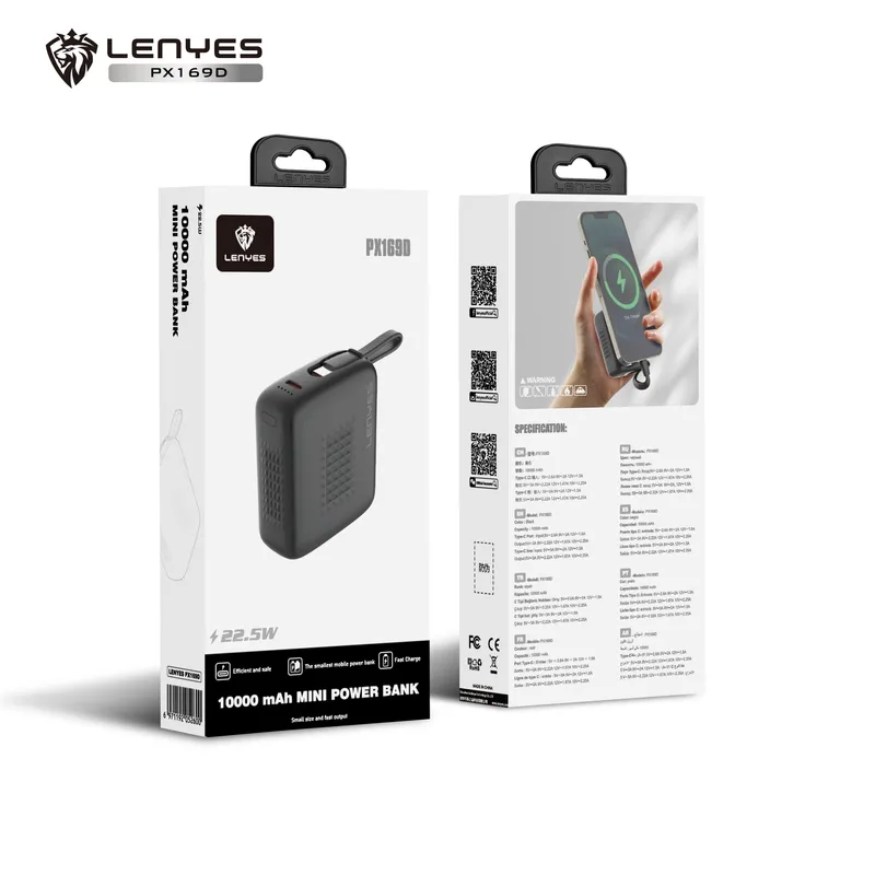 Lenyes 10,000 mAh Power Bank PX169D