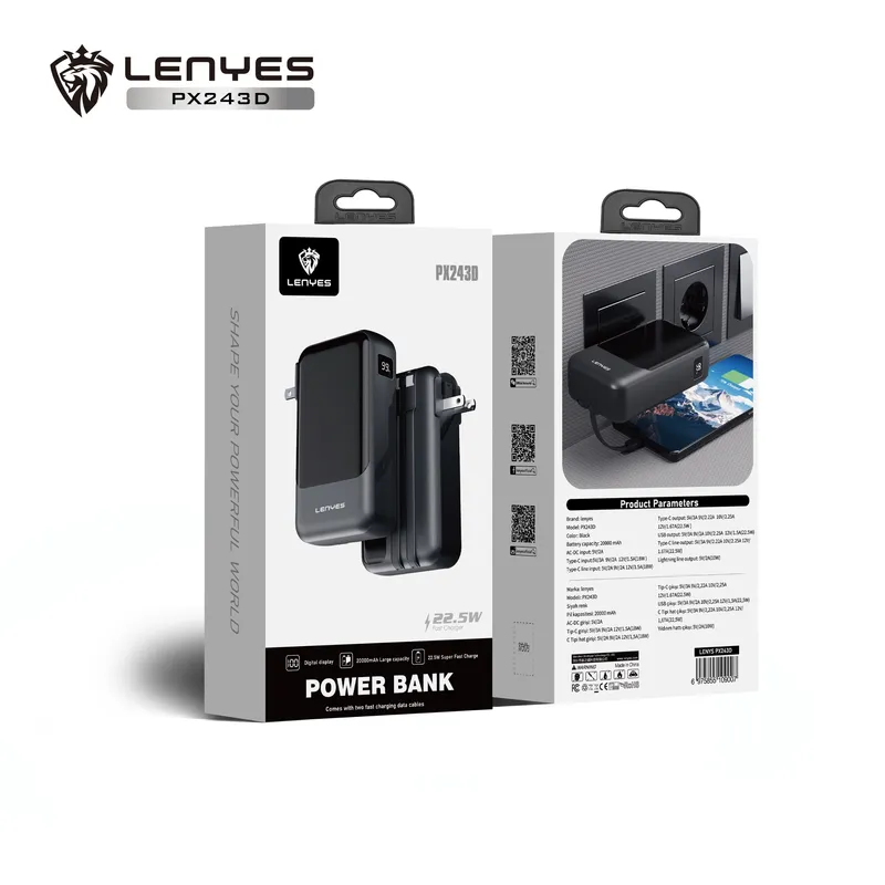 Lenyes 20,000 mAh Power Bank PX243D