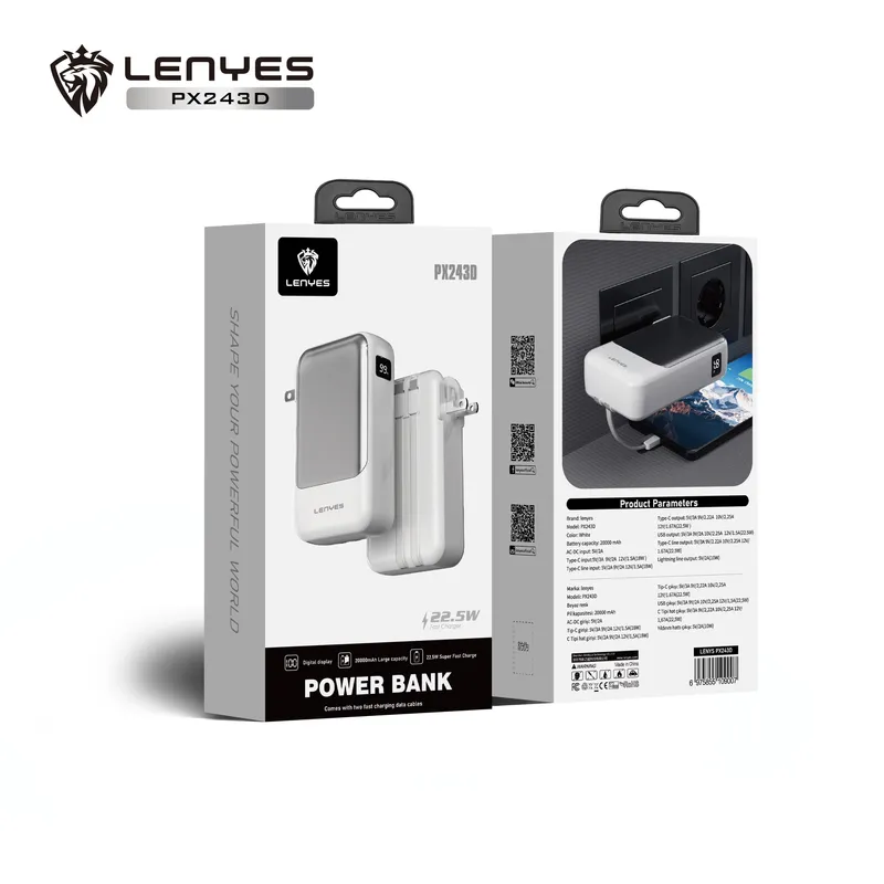 Lenyes 20,000 mAh Power Bank PX243D