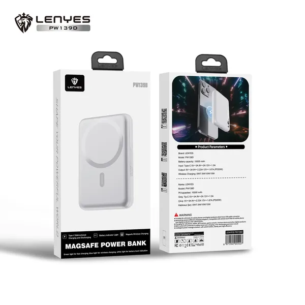 Lenyes 10,000 mAh Power Bank PW139D