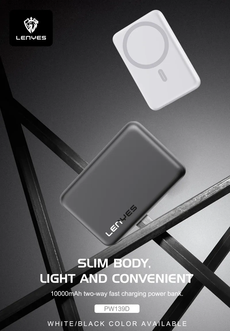 Lenyes 10,000 mAh Power Bank PW139D