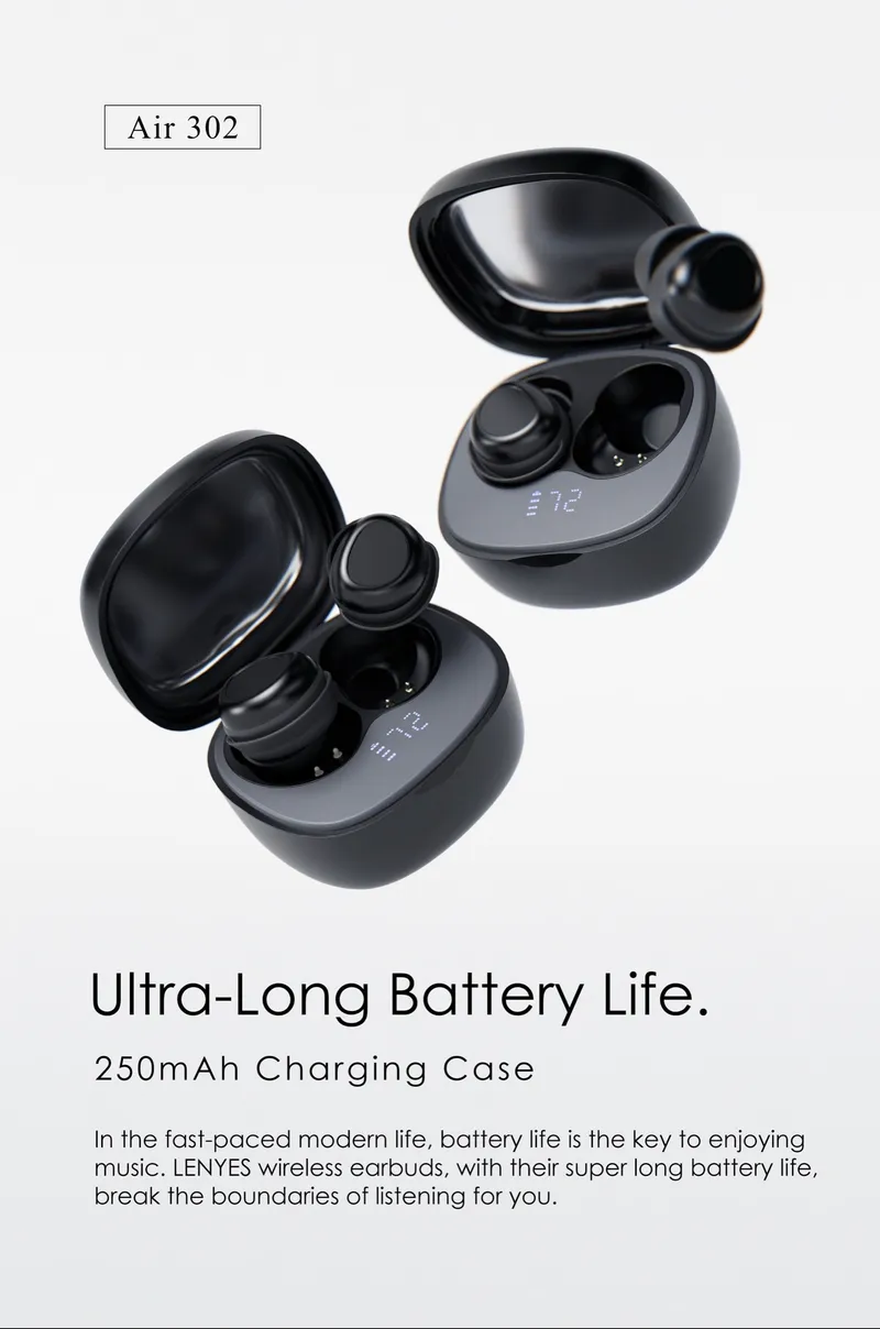 Lenyes Wireless Earbuds AIR 302
