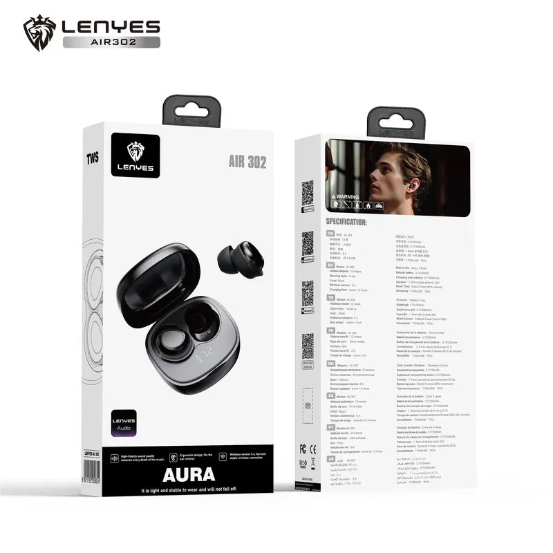 Lenyes Wireless Earbuds AIR 302