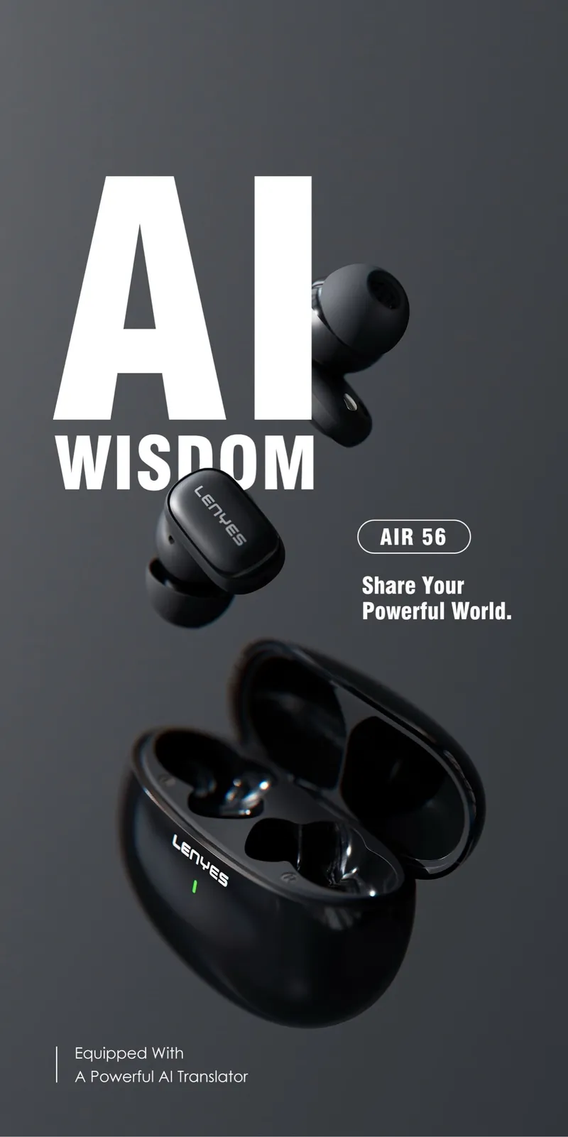 Lenyes Wireless Earbuds AIR 56