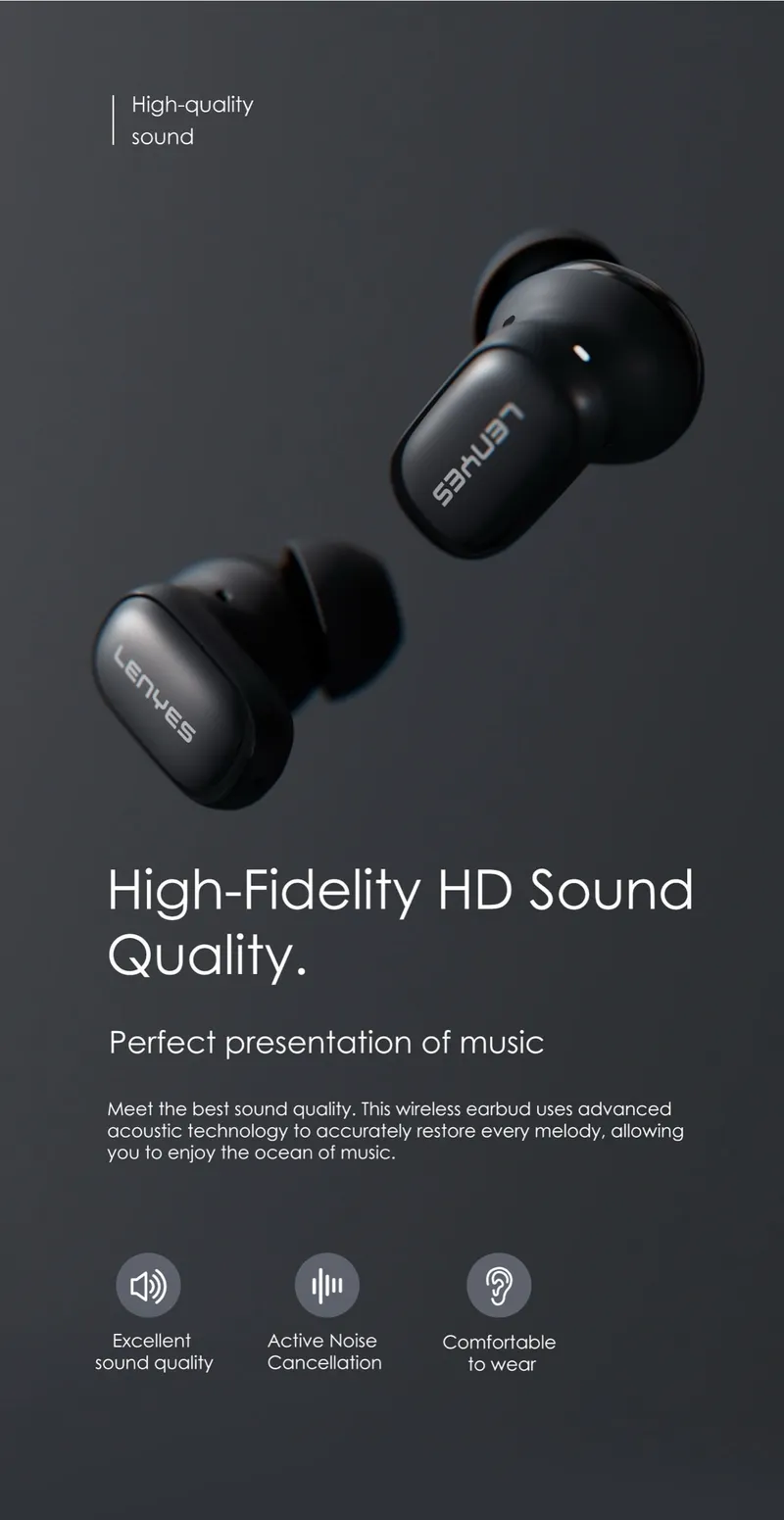 Lenyes Wireless Earbuds AIR 56