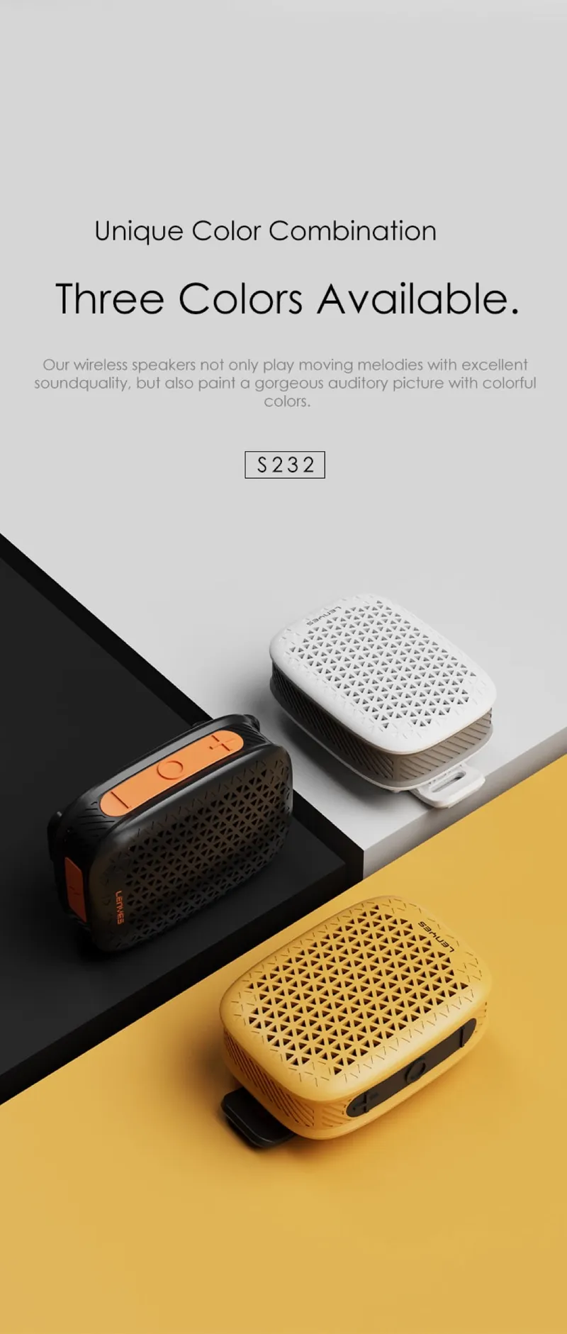 Lenyes Bluetooth Speaker S232