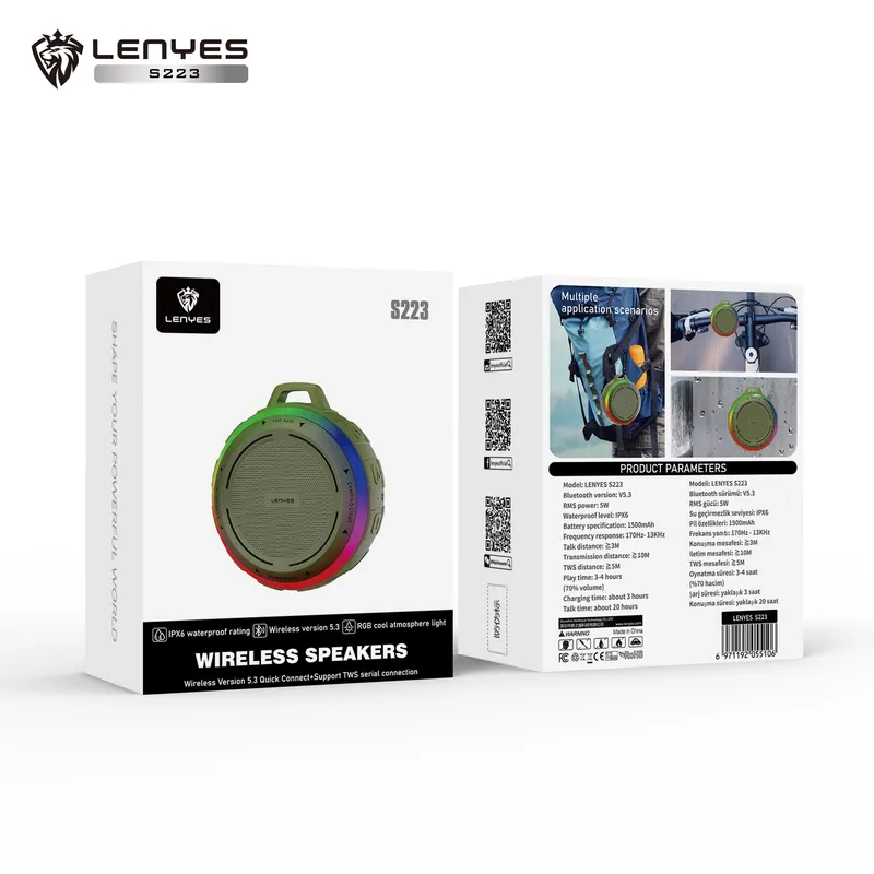 Lenyes Bluetooth Speaker S223