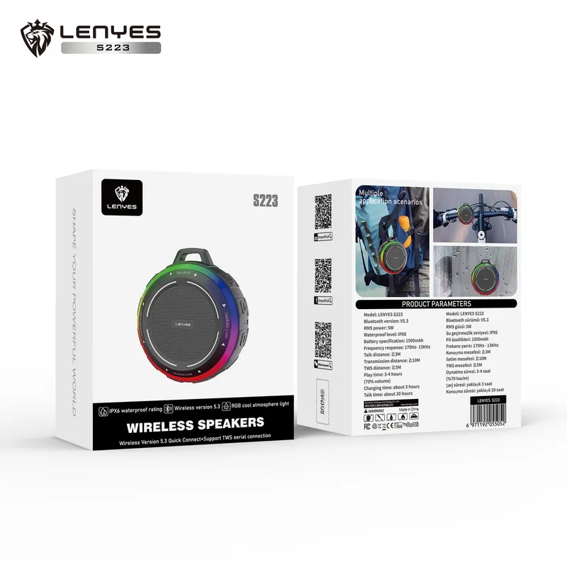 Lenyes Bluetooth Speaker S223