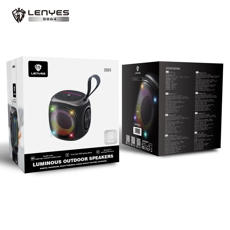 Lenyes Bluetooth Speaker S864