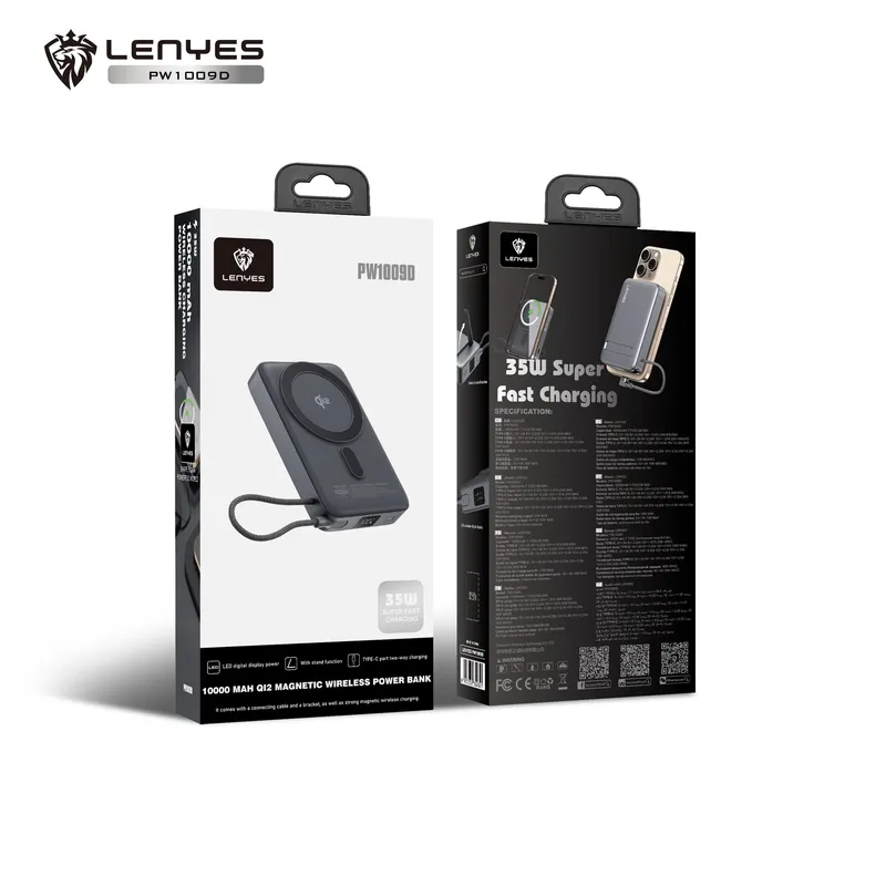 Lenyes 10,000 mAh Power Bank PW1009D