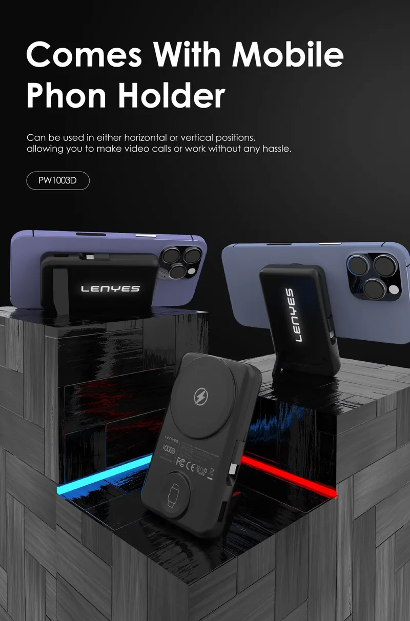Lenyes 10,000 mAh Power Bank PW1003D