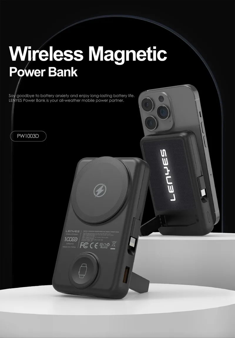 Lenyes 10,000 mAh Power Bank PW1003D