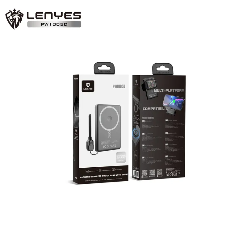 Lenyes 10,000 mAh Power Bank PW1005D