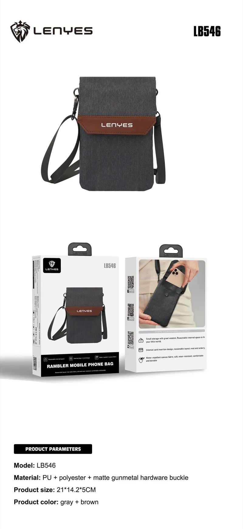 Lenyes Phone Bag LB546