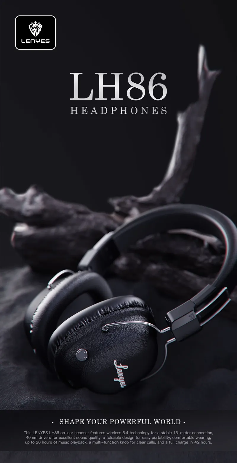 Lenyes Headphones LH86