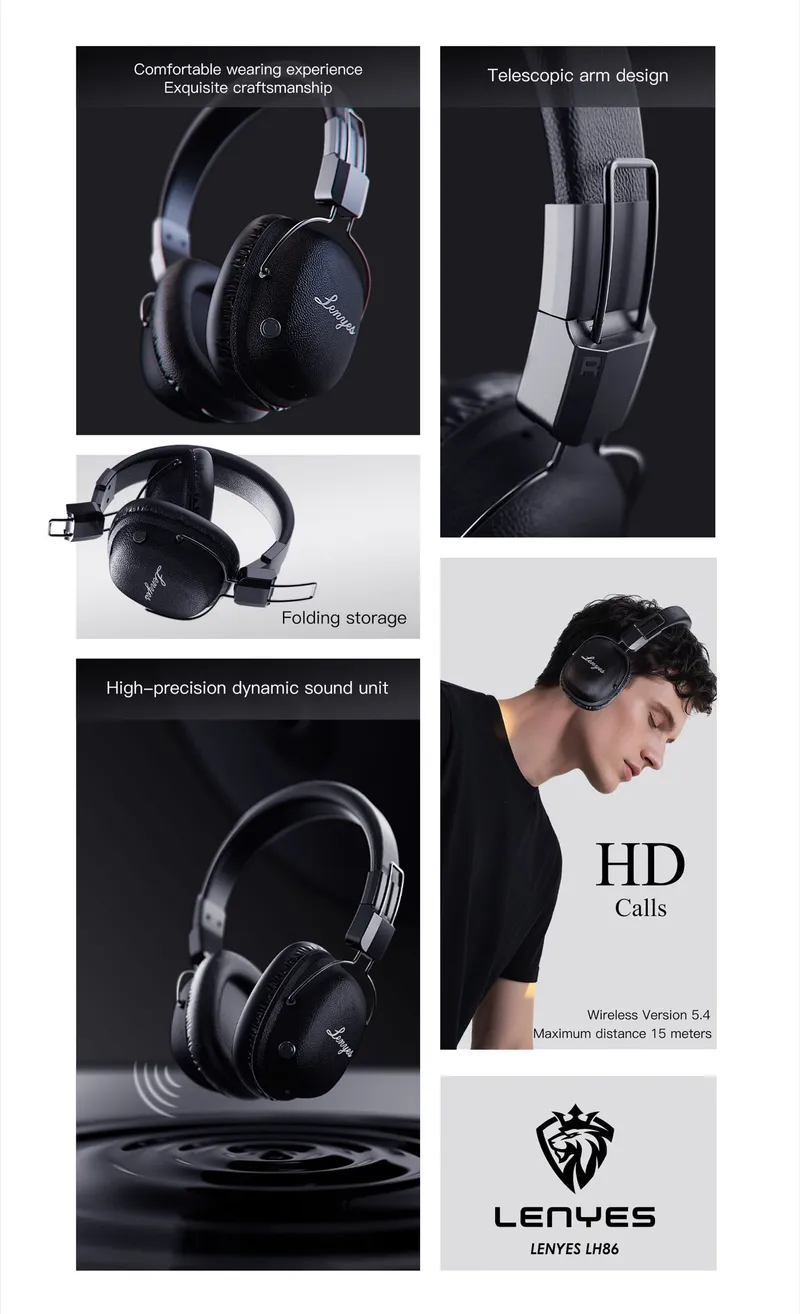 Lenyes Headphones LH86