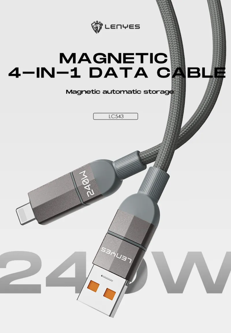 Lenyes 4-in-1 Magnetic Cable LC543