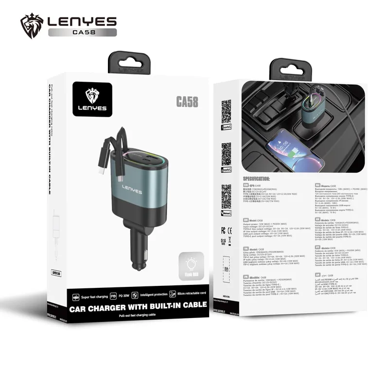 Lenyes Car Charger CA58