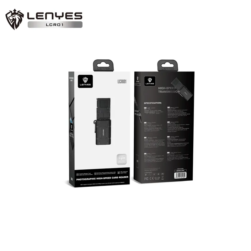 Lenyes USB-C SD/TF Card Reader LCR01