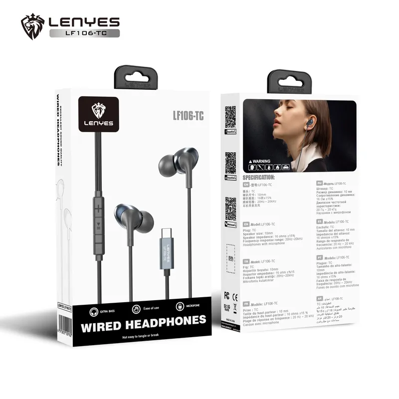 Lenyes USB-C Earphones LF106