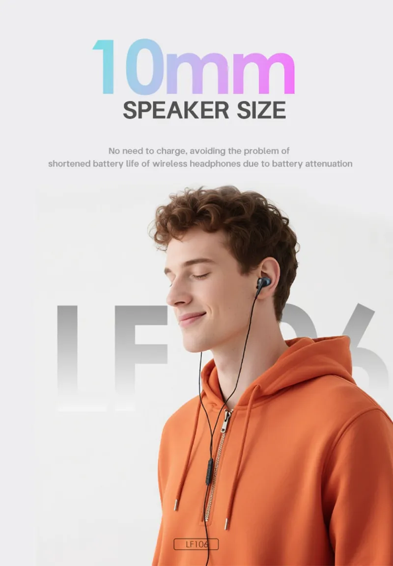 Lenyes USB-C Earphones LF106