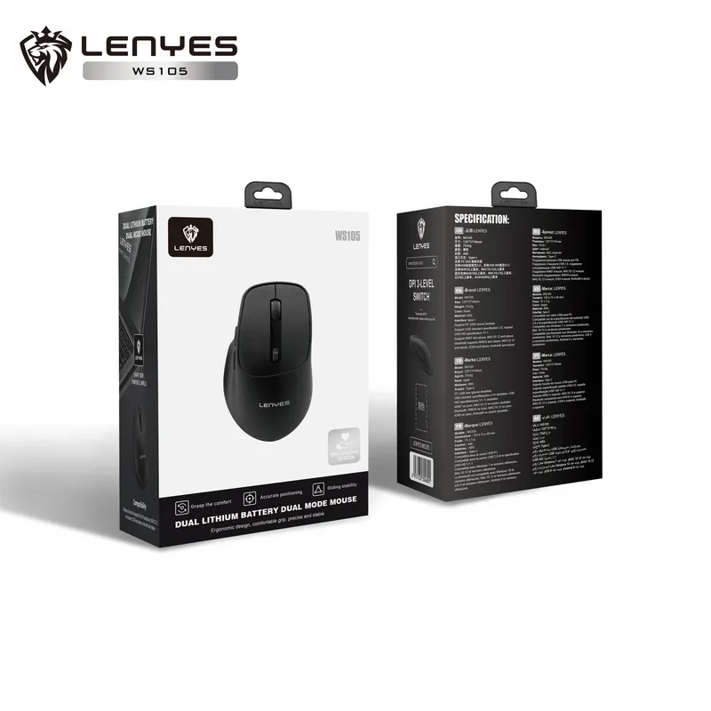 Lenyes Dual-Mode Wireless Mouse WS105