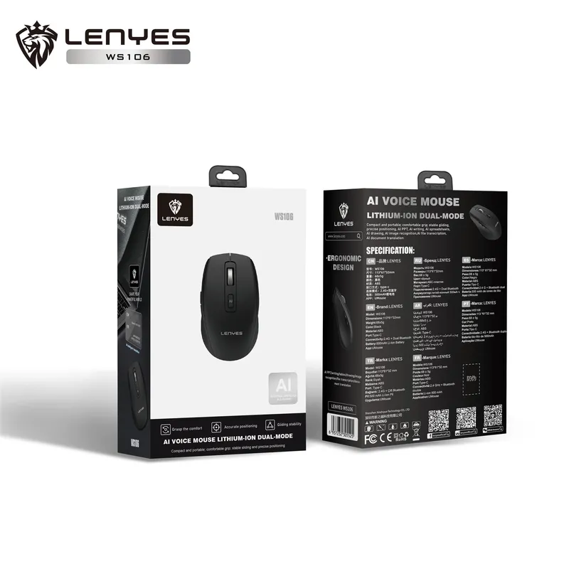 Lenyes Dual-Mode Wireless Mouse WS106