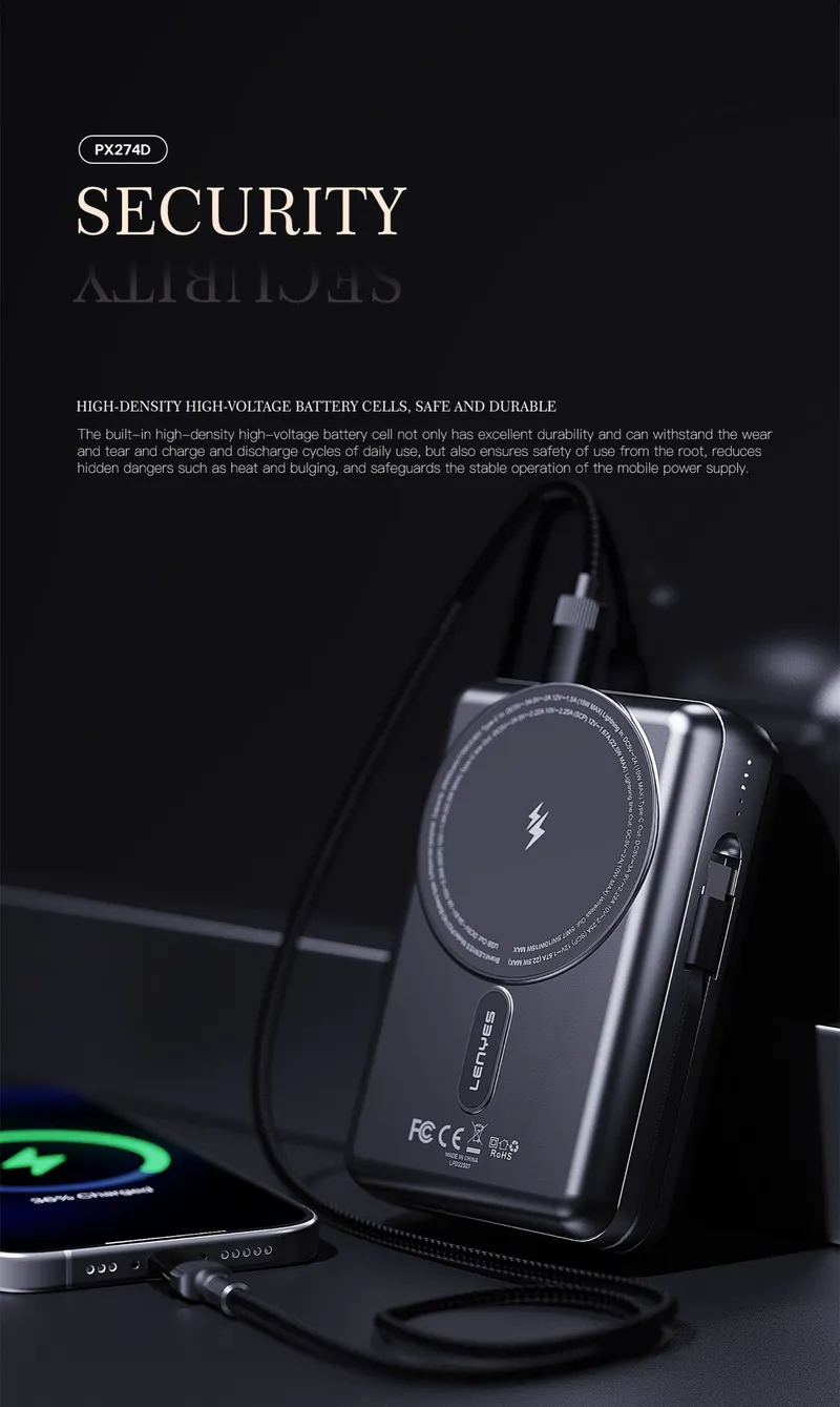 Lenyes 20,000 mAh Power Bank PX274D