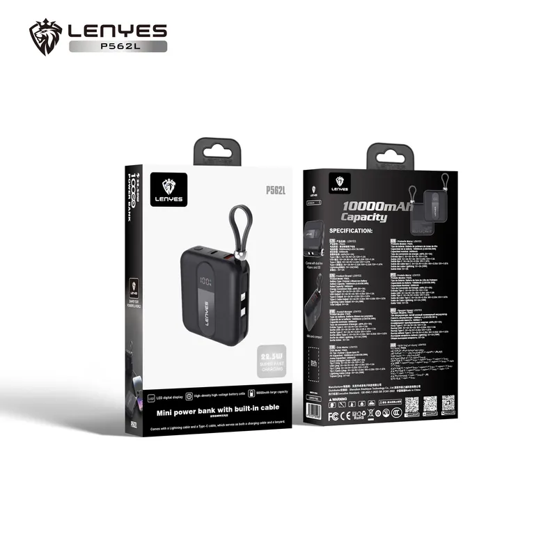 Lenyes 10,000 mAh Power Bank P562L