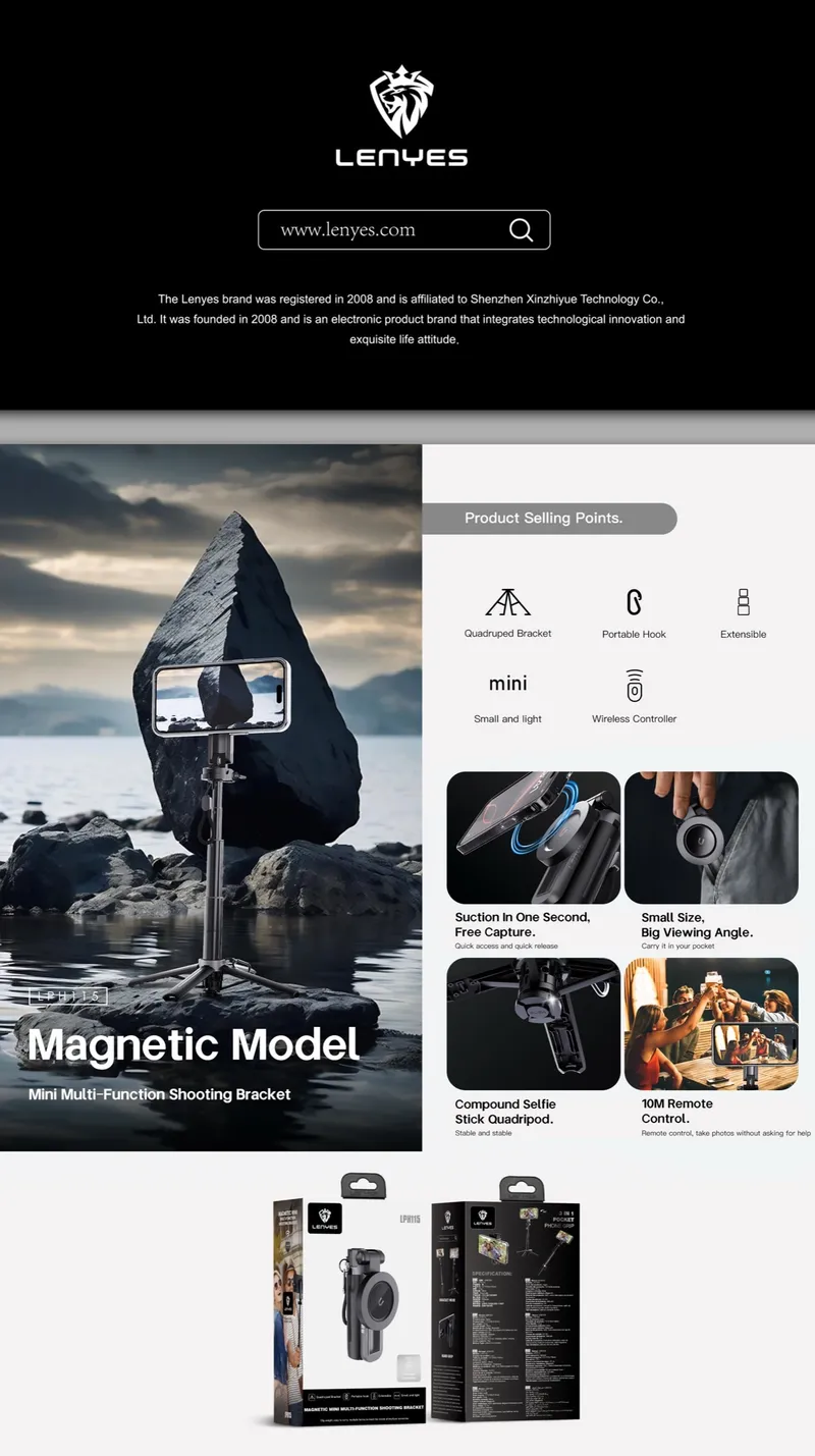 Lenyes Selfie Stick LPH115