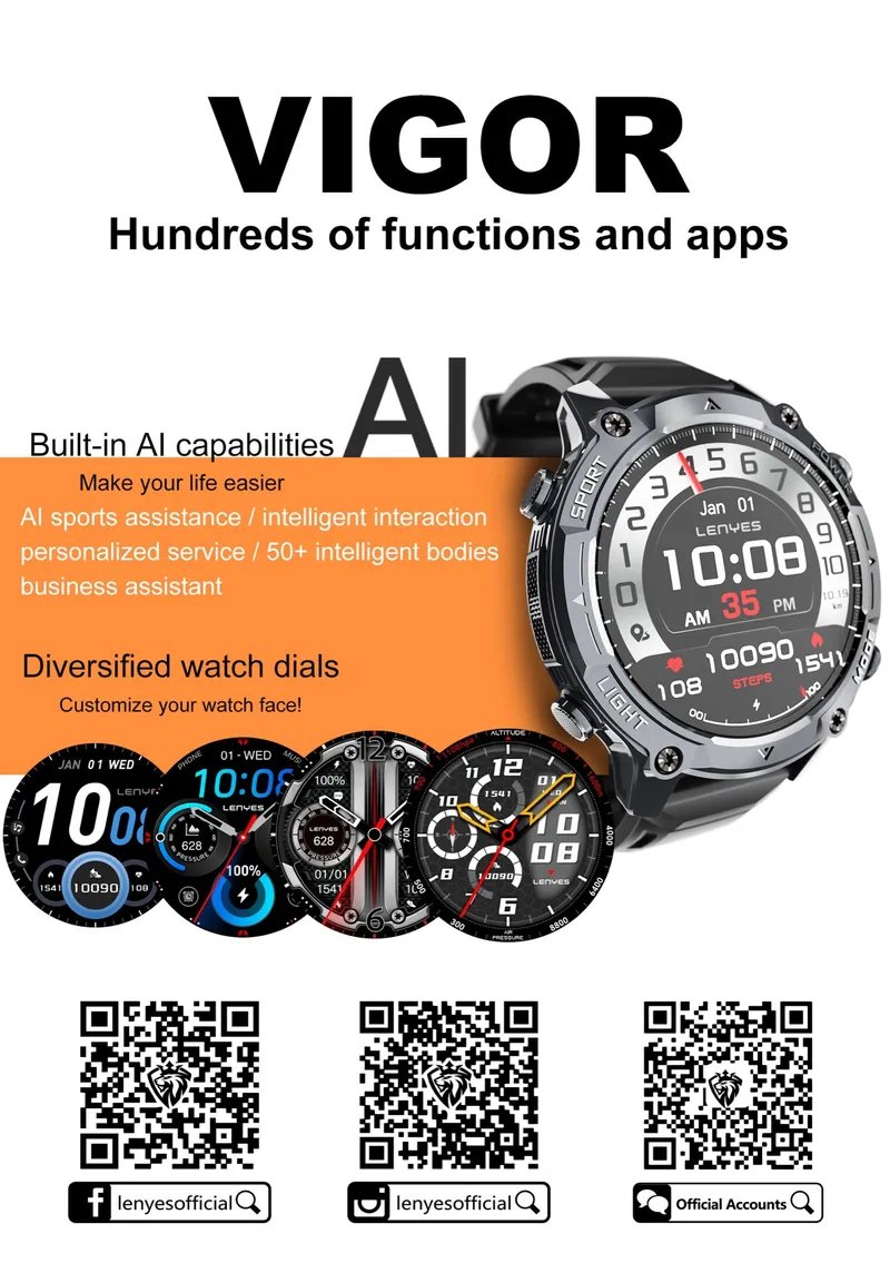 Lenyes Smart Watch VIGOR