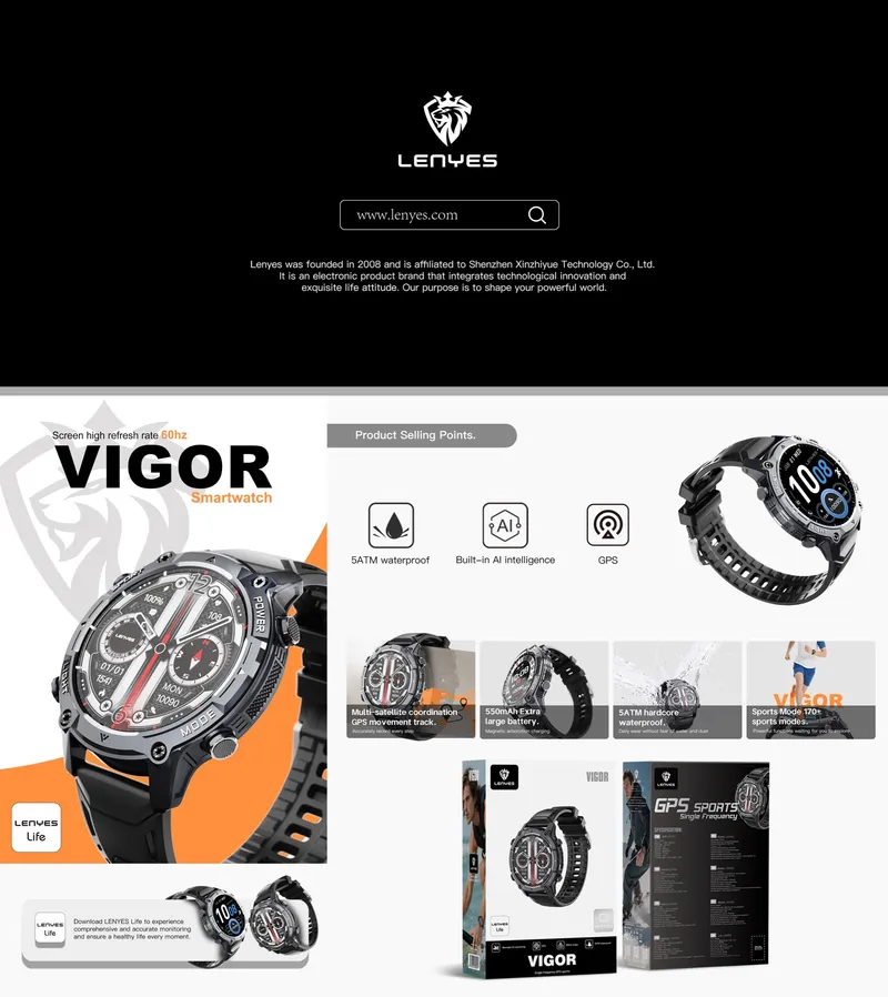 Lenyes Smart Watch VIGOR