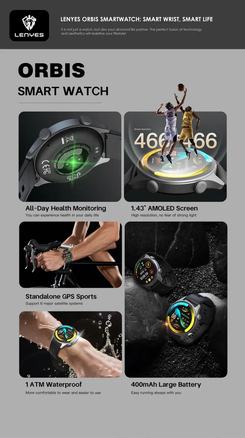 Lenyes Smart Watch ORBIS