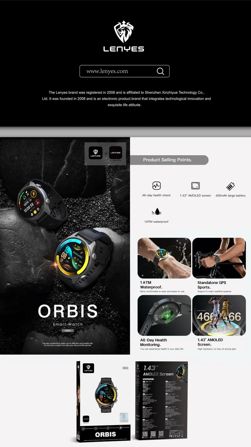 Lenyes Smart Watch ORBIS
