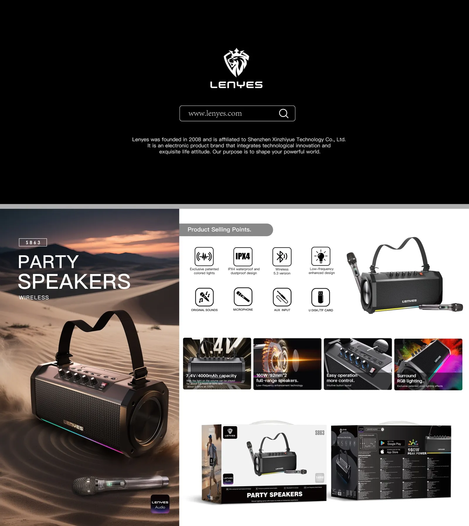 Lenyes Speaker S863