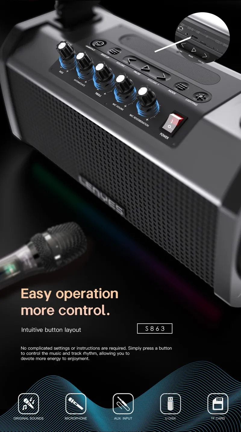 Lenyes Speaker S863