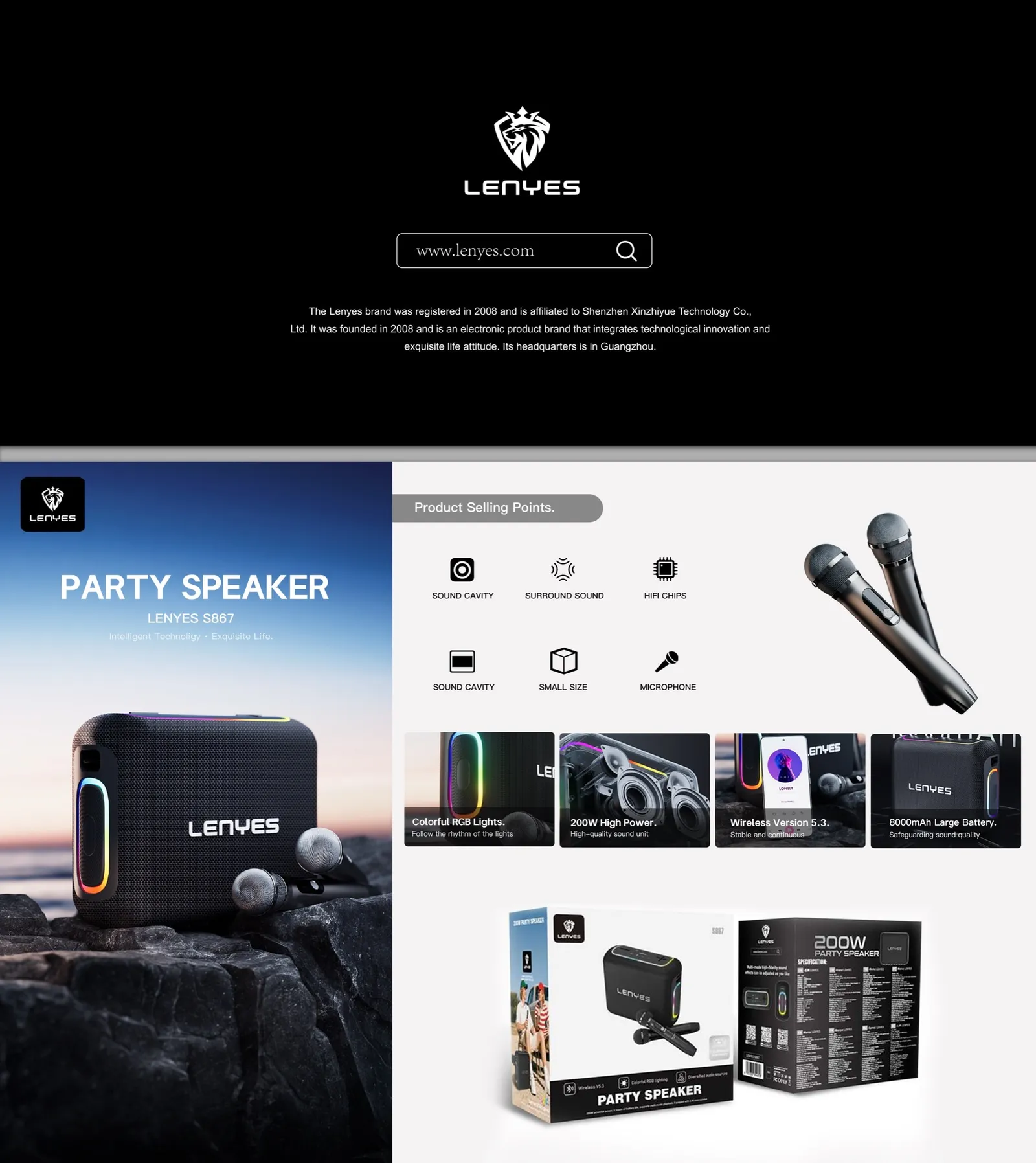 Lenyes Speaker S867