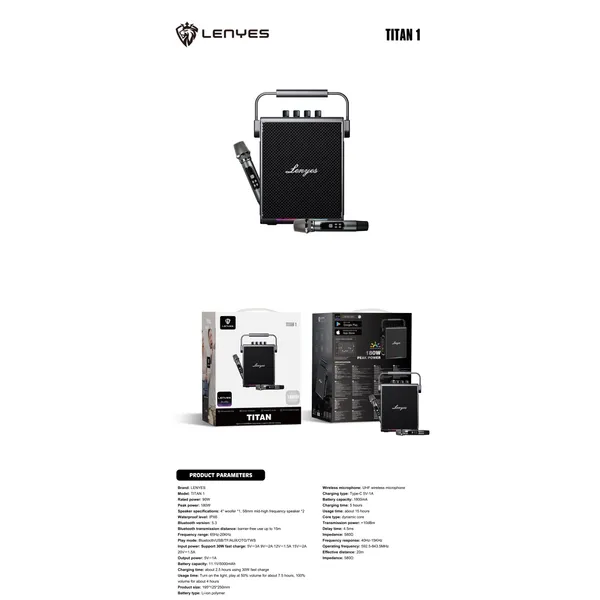 Lenyes Speaker TITAN 1