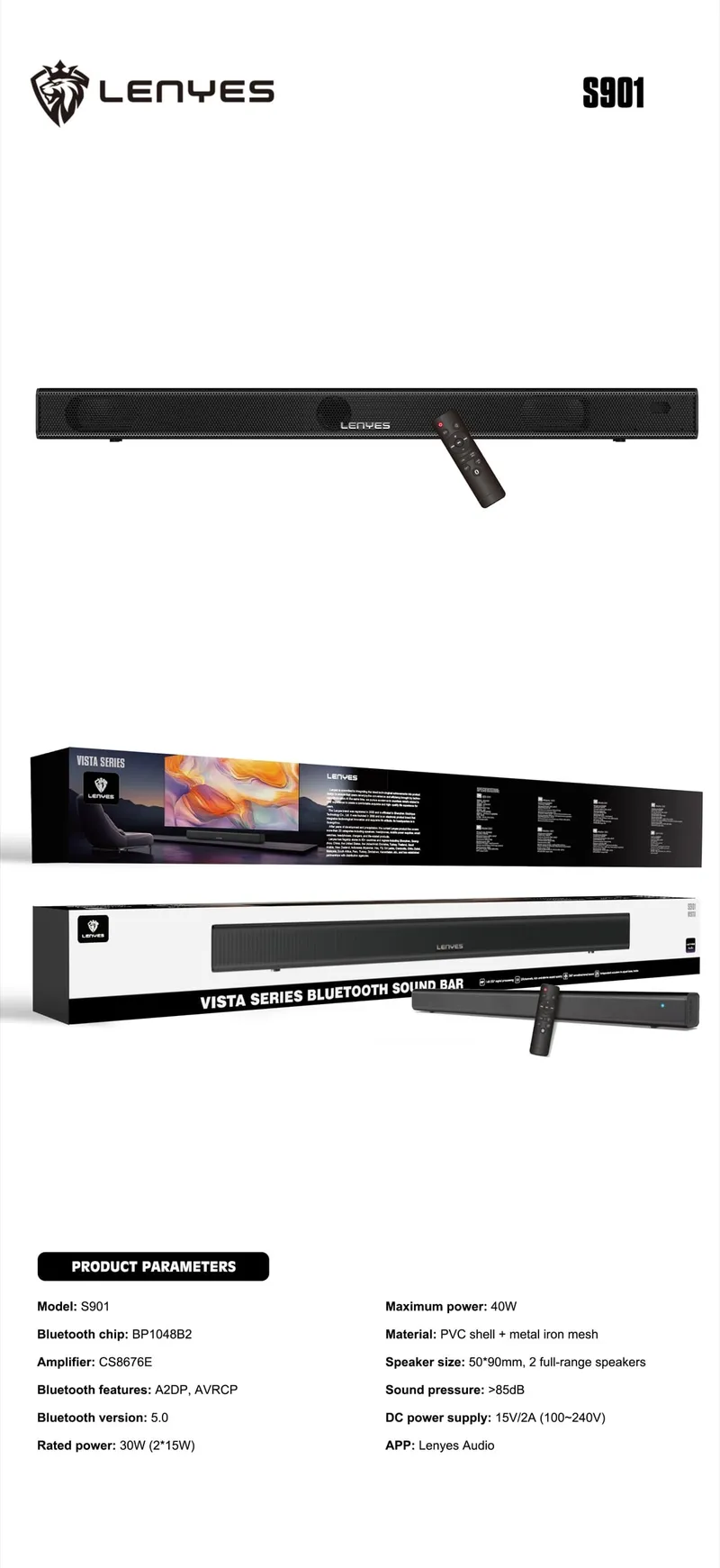 Lenyes Speaker S901