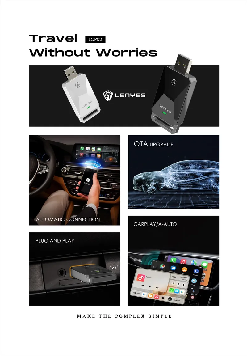 Lenyes Wireless Car Adapter LCP02