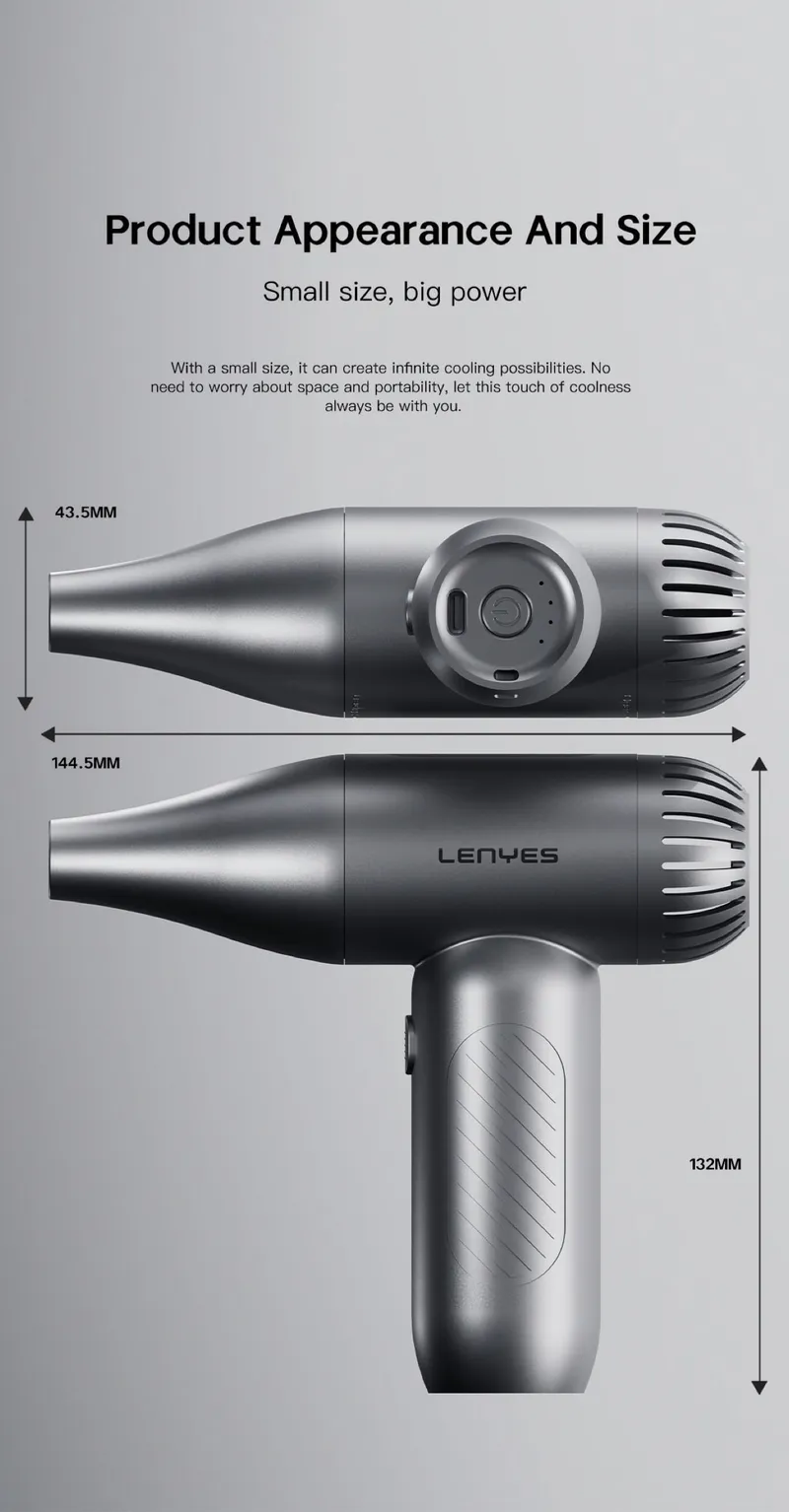 Lenyes Portable Turbo Fan LTF02