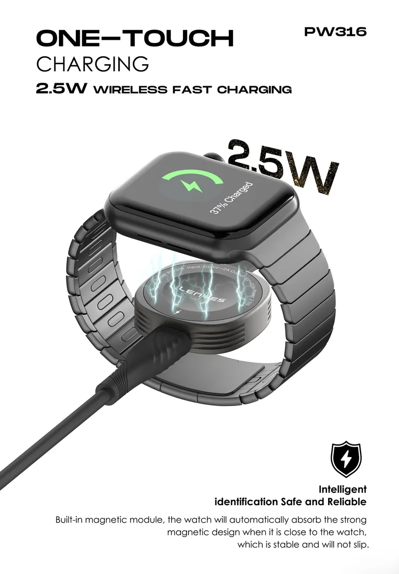 Lenyes Portable Watch Wireless Charger PW316
