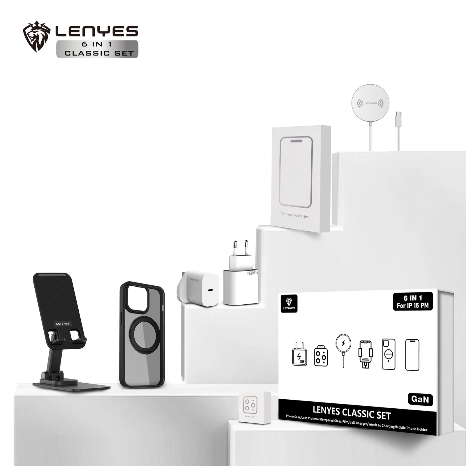 Lenyes 3-in-1 Wireless Charger PW319