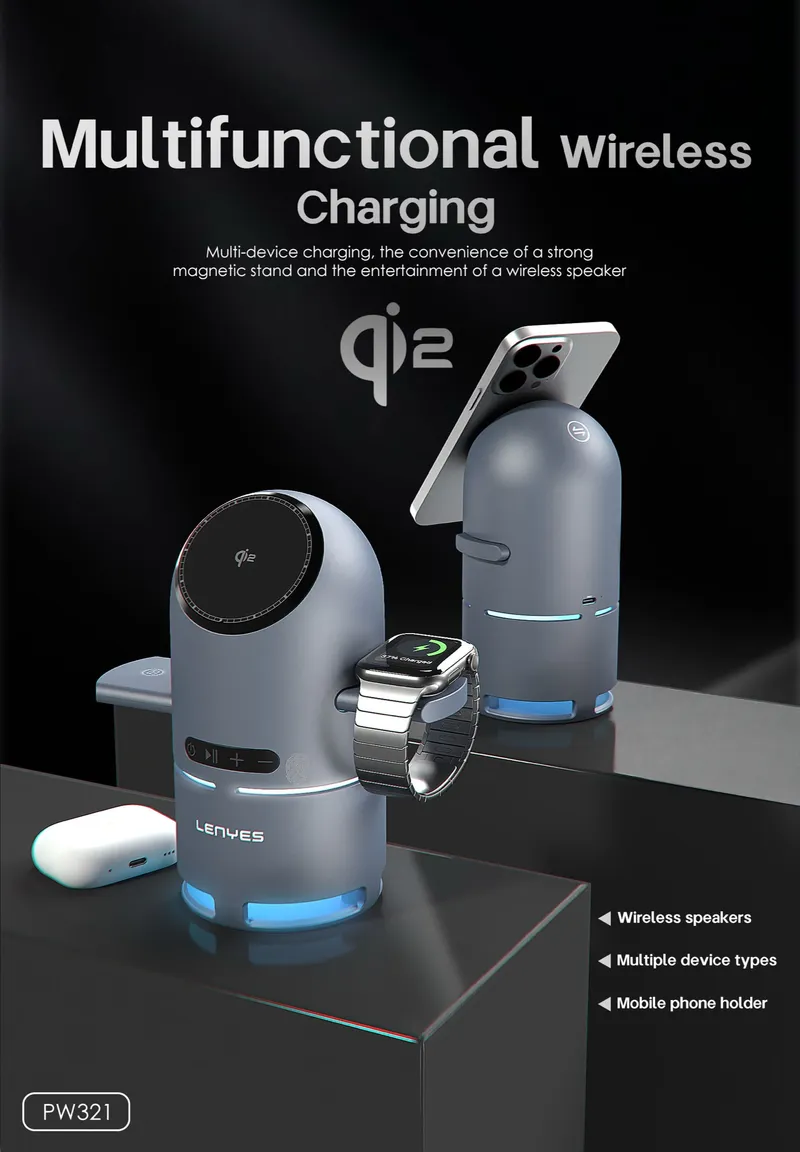 Lenyes 3-in-1 Wireless Charger PW321